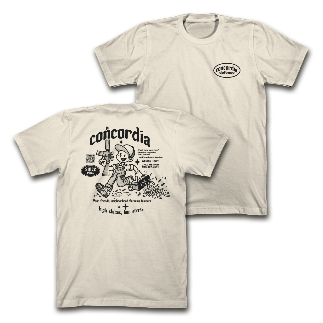 Mechanic Tee Creme