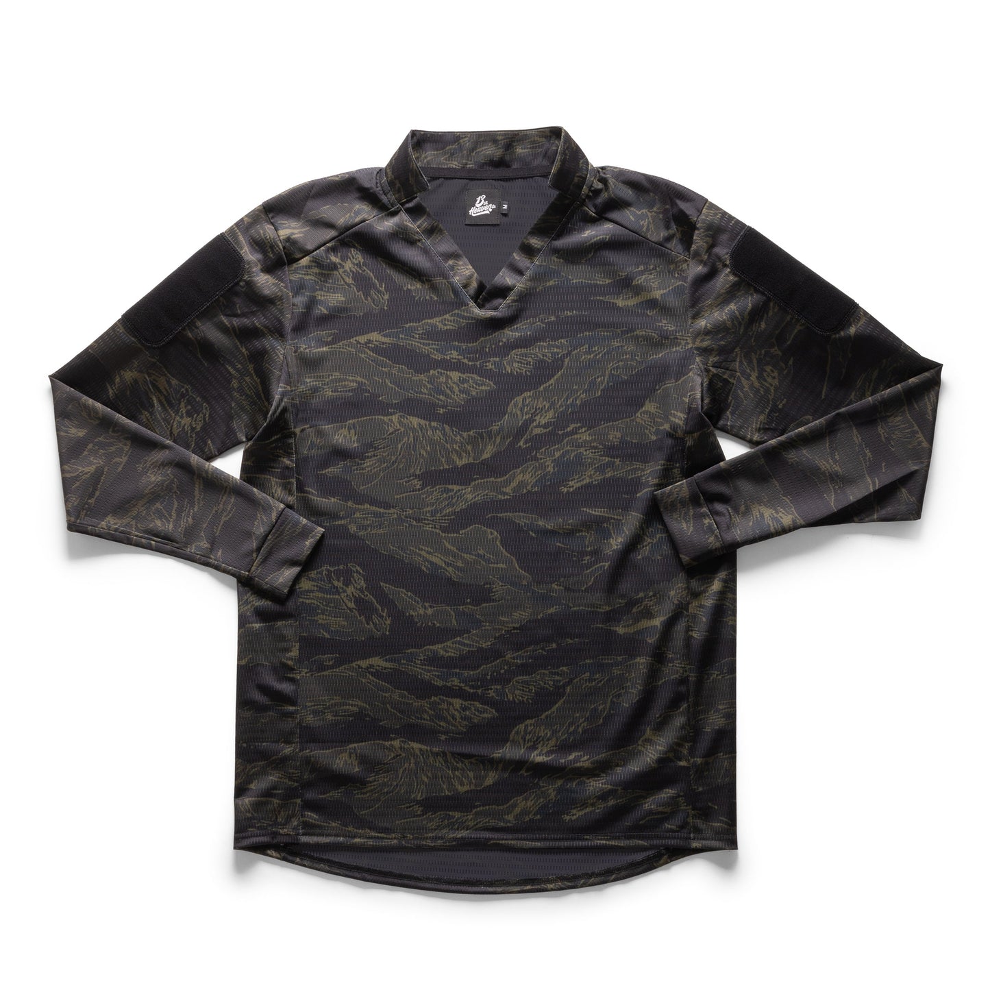 Black Tiger Stripe Field Rugby L/S