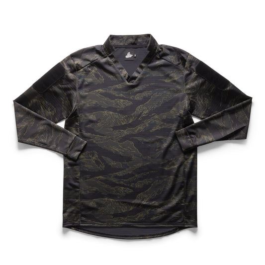 Black Tiger Stripe Field Rugby L/S