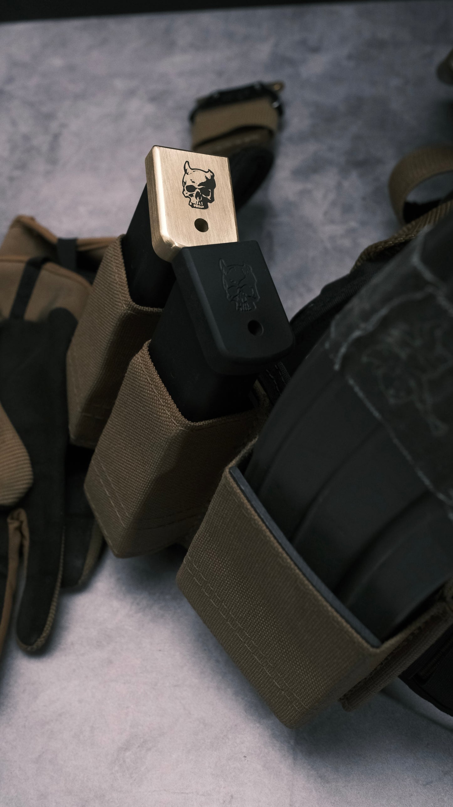 Concordia x Triarc        Glock Magazine Brass Basepads 9/40