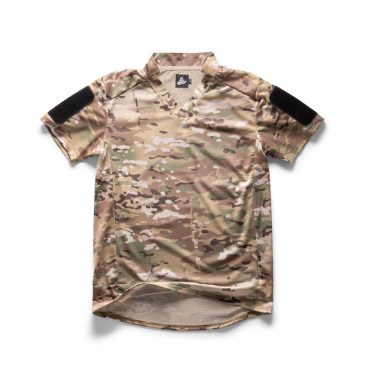 Brown Camo Field Rugby S/S