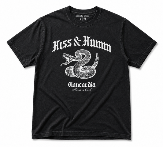 Hiss & Humm Tee  - Black *PRE-ORDER*