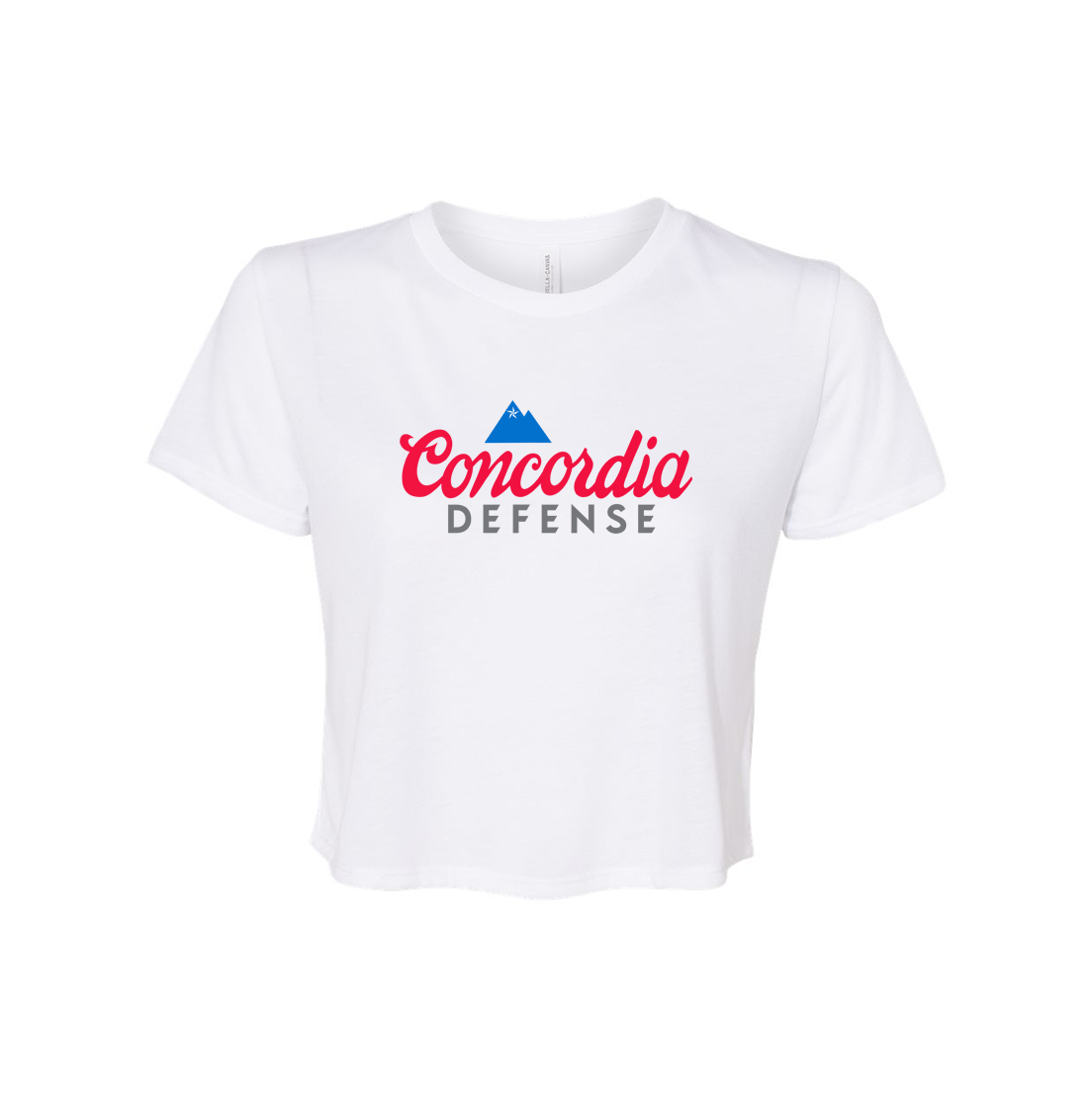 Womens Crop Tee White
